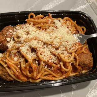 Spaghetti and Meatballs
