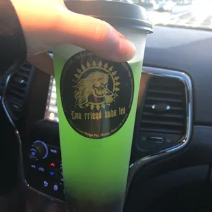 14. Apple Fruit Tea with boba