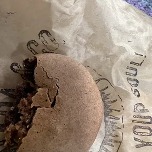 Not a great photo. Picadillo Empanada (beef)