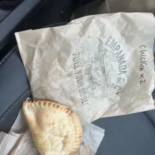 Chicken N Cheese Empanada