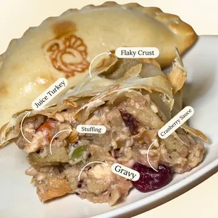 New seasonal Flavor. Thanksgiving Empanada