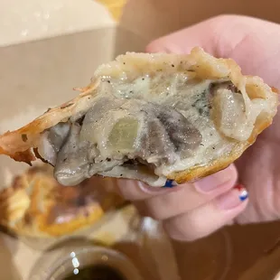 Mushroom and Goat Cheese Empanada