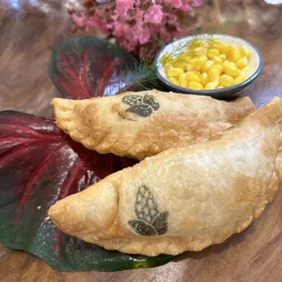 Corn &amp; cheese empanada
