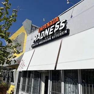 the front of a restaurant