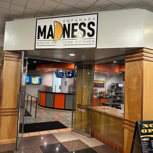 Front of the restaurant