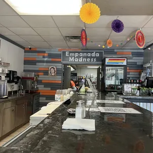 sushi and sashimi, interior