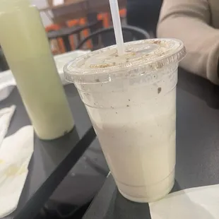 Chicha! It is similar to horchata but not the same but soooo awesome.