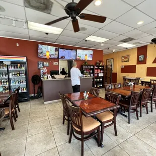 a restaurant interior