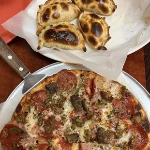 pizza, food