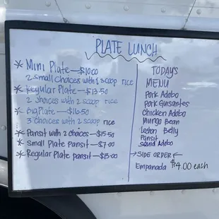 Every Tuesday and Thursday they have mungo beans.