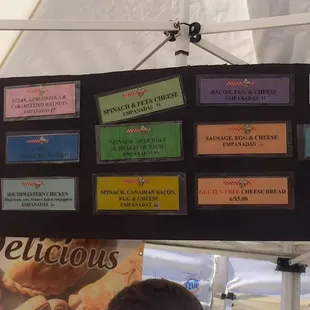 Signage could use some improvement so that the print is larger and more legible