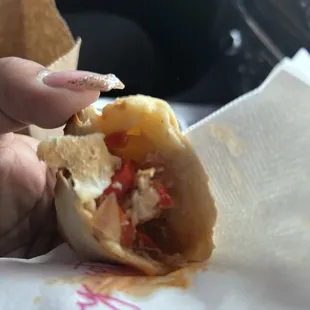 Inside stew chicken