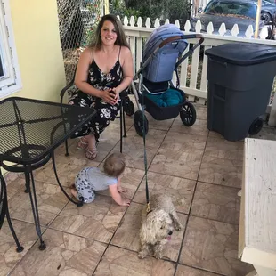 Nice patio to hang outside on with your kids! *Nick S. posted this pic from my phone*