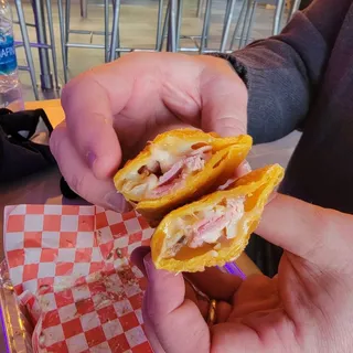 Ham, Cheese & Potato Empanada