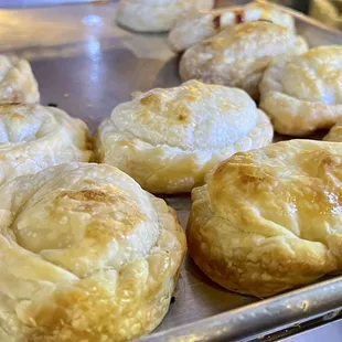 Spinach empanadas. Just a few that came home with us.