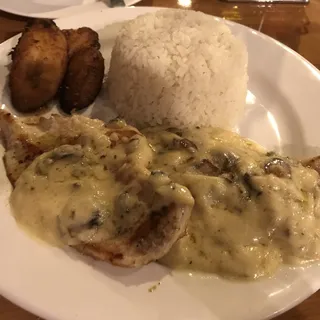 Pollo con Champinones