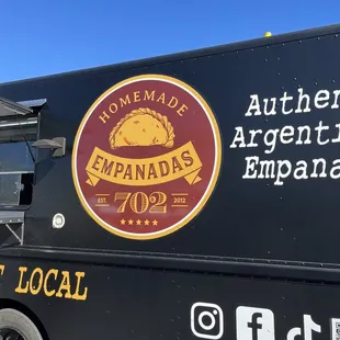 a food truck parked in a parking lot