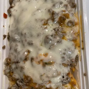 Yaroa de mangu de platano y de papa frita con pollo o res o mixta