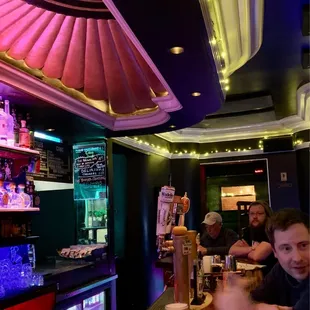 a man sitting at a bar