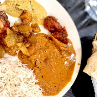 I only enjoyed the butter chicken