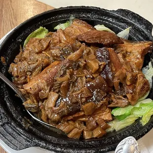 Braised pork belly