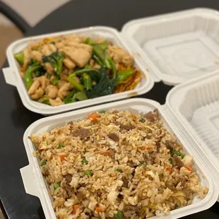 Beef Fried Rice, Chicken Pan Fried Noodle (04/2021)