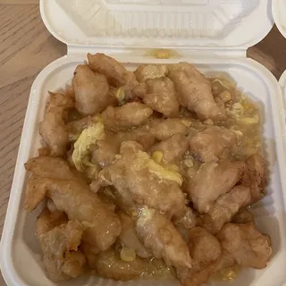 Rock Cod Filet with Sweet Corn