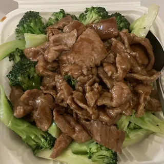 Beef and Broccoli on Rice