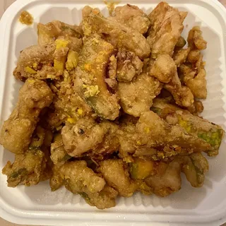 Deep Fried Pumpkin with Salted Egg Special