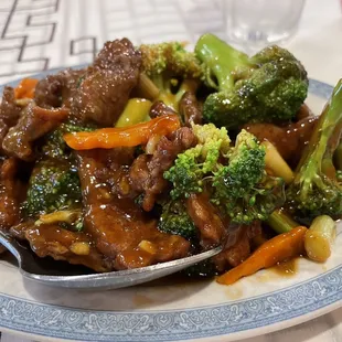 Beef. Broccoli