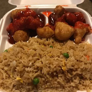 Sweet N Sour Chicken and Rice