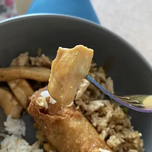 This chicken literally has no flavor.