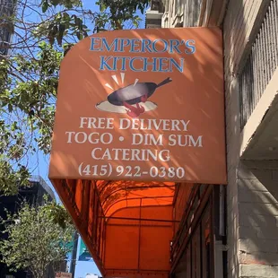a sign for a restaurant