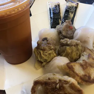 Dim Sum and Thai Ice Tea