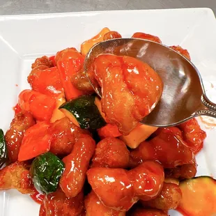 Sweet and sour chicken