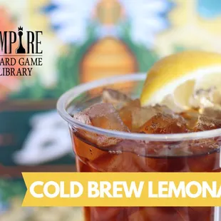 a cold brew lemonade