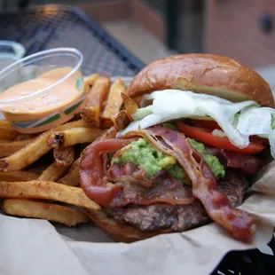 Guacamole Bacon Burger