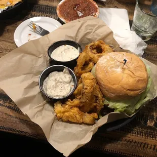 Chicken Green Chile Burger