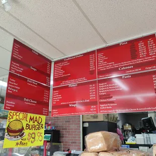 Updates menu prices 2021