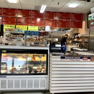 the interior of the restaurant