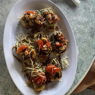 Avocado Brushetta Bites