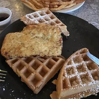 Not Fried Chicken Waffles