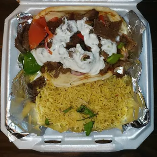 Gyro with Rice