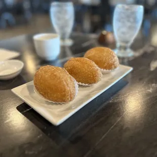 Meat dumplings fried