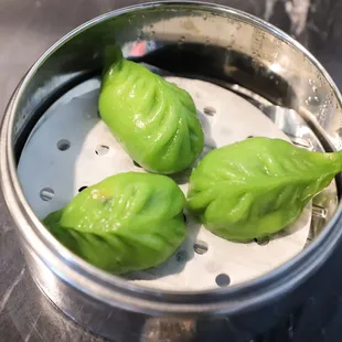 Garlic Spinach Dumpling