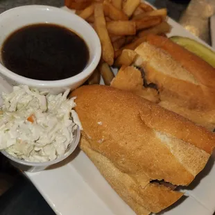 French Dip Sandwich with Fries