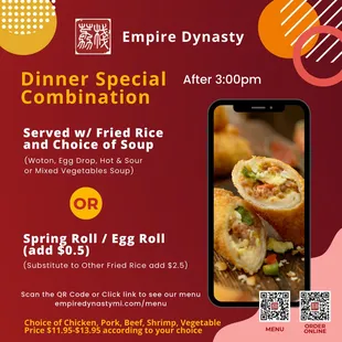 Empire Dynasty 29505 W 9 Mile Rd, Farmington Hills, MI 48336 Call us at 248-888-6866