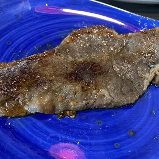 New York Strip Steak 10 oz. &amp; Eggs - 7/10