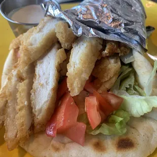 Pita Crispy Chicken pita - 7.5/10