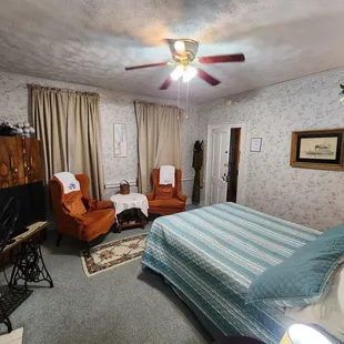 Our room, looking back towards the room door.